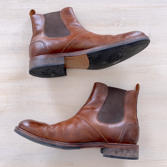 Wolverine Other - Wolverine 1000 mile Chelsea BLVD brown leather pull on ankle boots 9